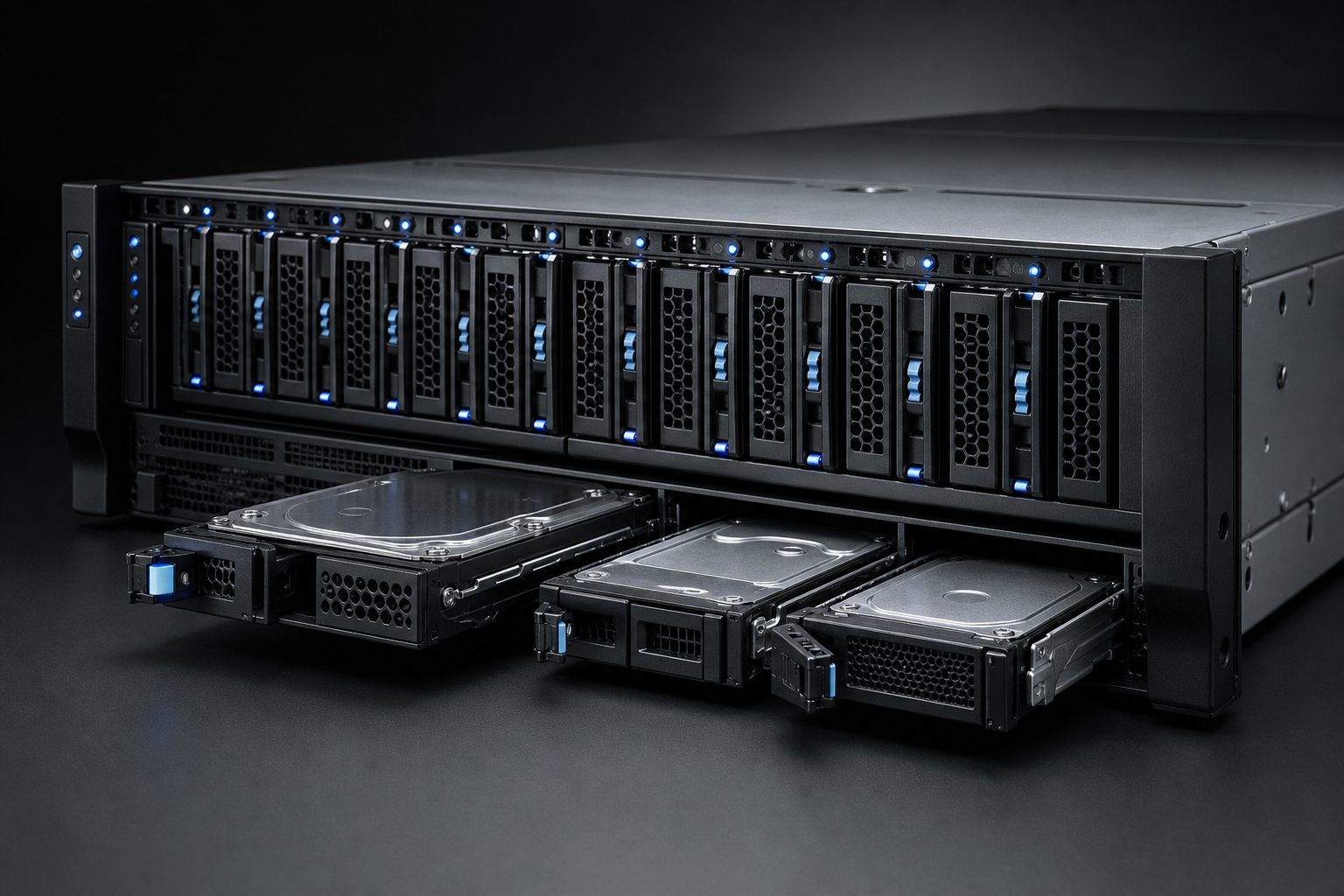Servidores em rack