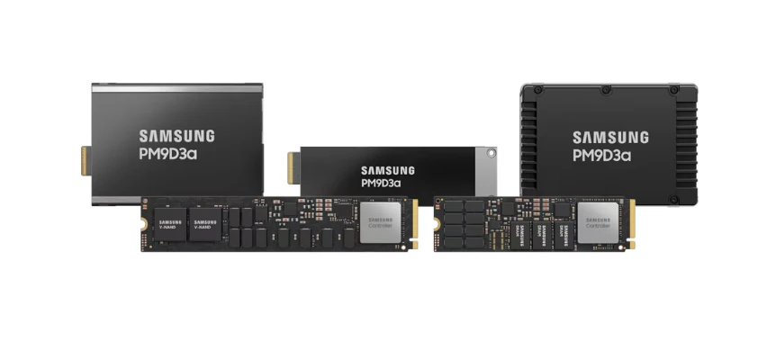 Principais recursos do SSD NVMe empresarial Samsung PM9D3a