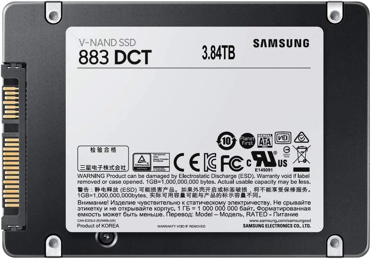 SSD SATA empresarial Samsung PM883